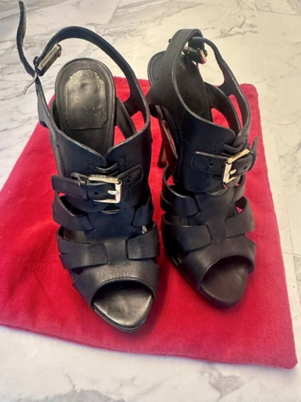 Vintage Dior Gladiator Heels
